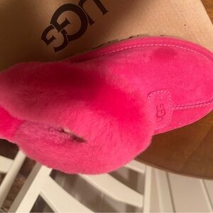 UGG Bright Pink Suede Boots